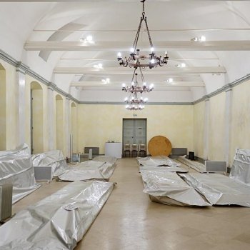 Traitement par anoxie d'œuvres d'art dans un musée