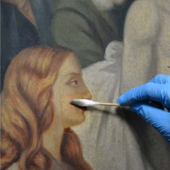Restauration des 14 toiles du chemin de croix de l'Église Notre-Dame-des-Marins (Joseph Lemoine)