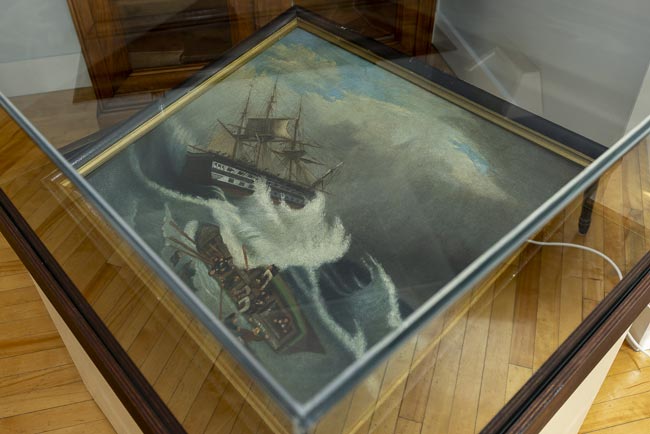 Restauration de l'œuvre de Joseph Lemoine à la résidence Préfectorale de Saint-Pierre-et-Miquelon